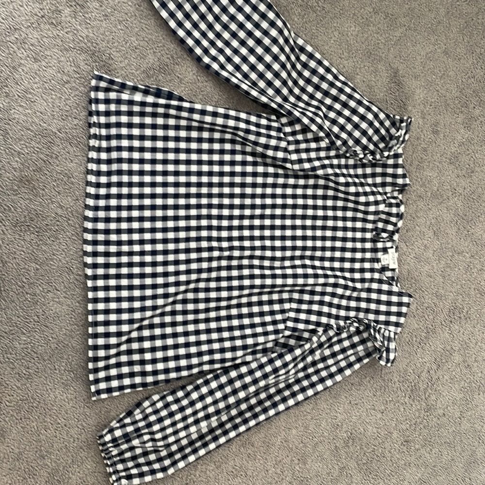 Jcrew gingham blouse